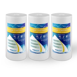 Ronaqua 3-PACK of Big Blue 10”x4.5” 5 Micron Sediment Water Filters