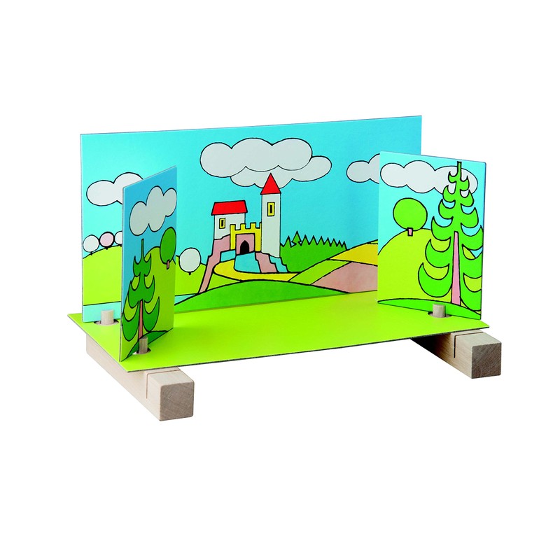 DETOA 11684 Magnetisches Theater Schloss, blau