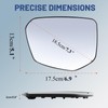 Driver Left Side Mirror Glass - Compatible with Honda Vehicles