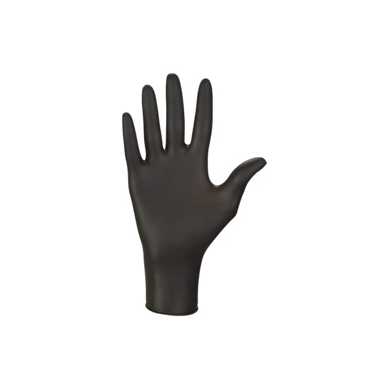 Mercator Medical 100 x Nitrile Powder Free Gloves - Black