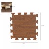 FixtureDisplays 24X24" Wood Grain EVA Interlocking Foam Floor Tiles Home