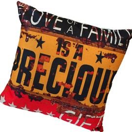 duststroke (Dust Stroke) 45 x 45 cm Cushion Cover (Choose from 7 Designs) Message English Logo Stylish Interior Goods