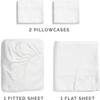 Linen Sheets 100% Egyptian Cotton- King Sheet Set 4 Piece-