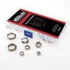 Hilitchi 70pcs Stainless Steel Single Ear Hose Clamps with Ear