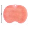 Almohadilla De Silicón Para Masaje Y Exfoliación De Espalda Rosa