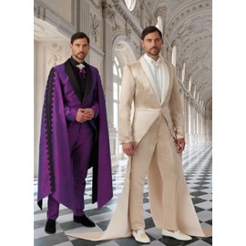 Simplicity SS3030AA Men's Costume Suits Sewing Pattern Packet, Design Code S3030, Sizes 34-36-38-40-42, Multicolor