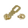 Chinflly Padlock Hasp Door Clasp,Antique Heavy Duty Door Hasp,Vintage Solid