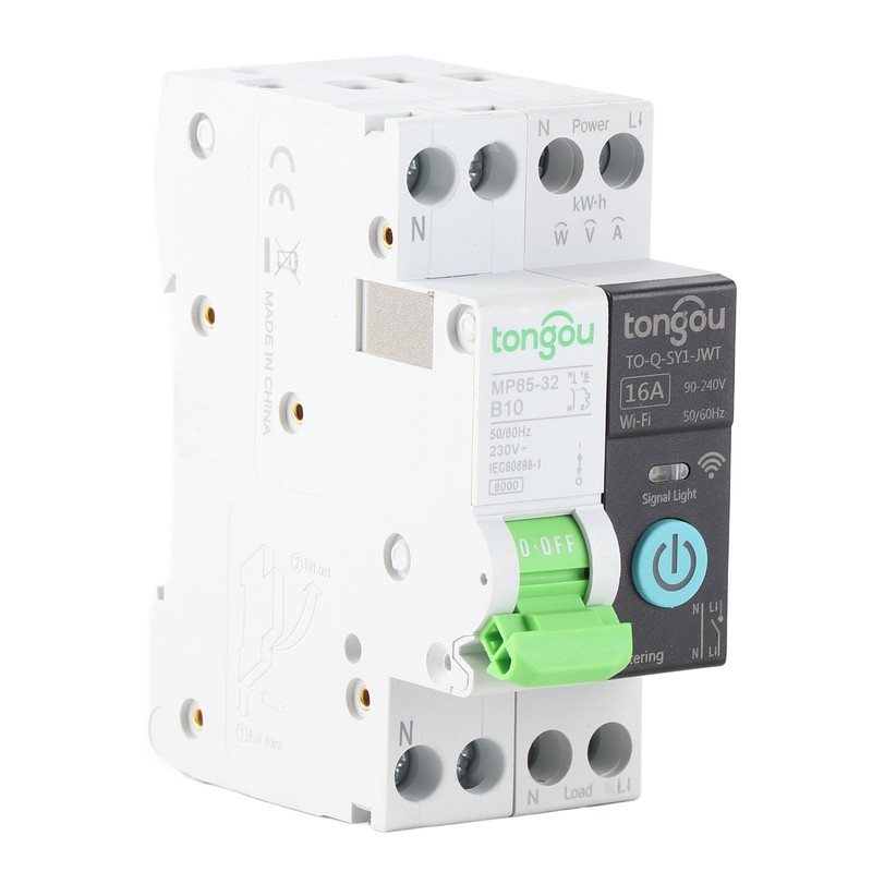 Small Intelligent Circuit Breaker Voice Control Timed Delay Remote WiFi