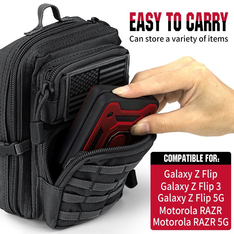 bvya Tactical Molle EDC - Bolsa compacta para herramientas, mini