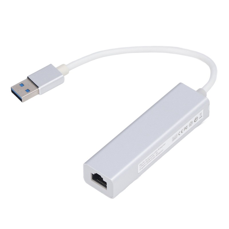 USB 3.0 to Ethernet Adapter 4 in 1 Multiport Multifunction
