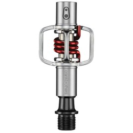 Crankbrothers XC Eggbeater 1 Click Pedals, Silver/Red, 1479