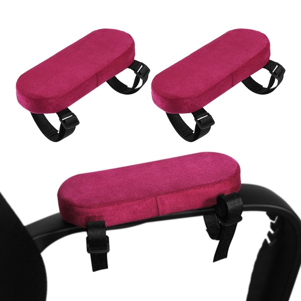 sourcing map 2Pcs Office Chair Arm Pads, Memory Foam Armrest