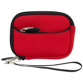 eBigValue 4-Pack Mini Tech Organizer Pouches – Compact Zipper Cases for Cables, Chargers, USB Drives, SD Cards – Lightweight Electronics Travel Storage with Wrist Strap