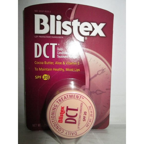 Blistex DCT Daily Conditioning Treatment Ointment, 0.25oz (3 Pack)