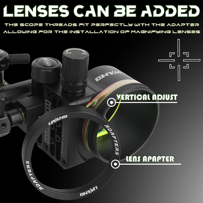 Compound Bow Sights - Professional Long/Short Bow Sights for Compound