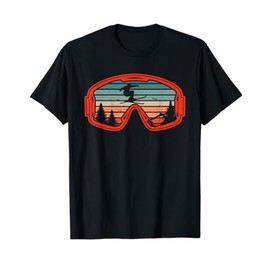Retro Vintage Skiing Goggles Nordic Skier Ski T-Shirt