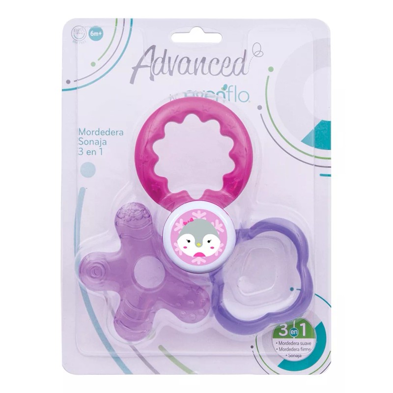 Evenflo Mordedera Sonaja 3 En 1 Evenflo - Diseño Variable