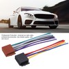 ISO Wiring Harness Adapter, Yctze 2Pcs/Kit ABS Metal Car Radio