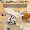 Enfmay Home Manual Dough Presser, Stainless Steel Noodle Maker Machine,