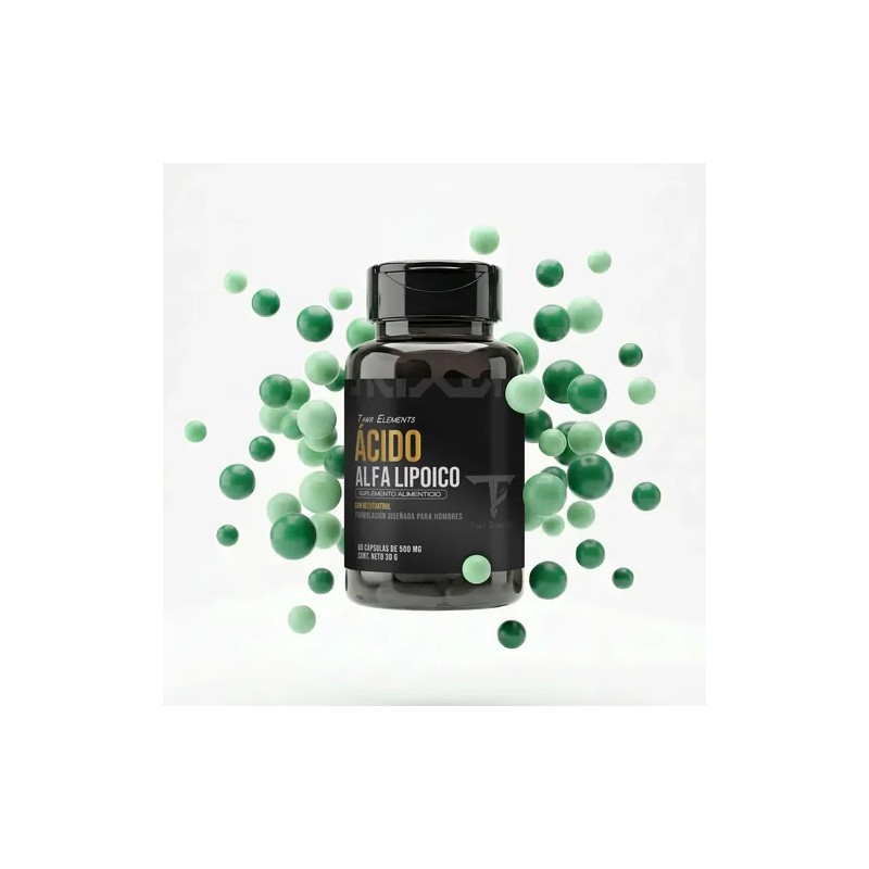 Ácido Alfa Lipoico y Resveratrol Tawr Elements – 60 Cápsulas