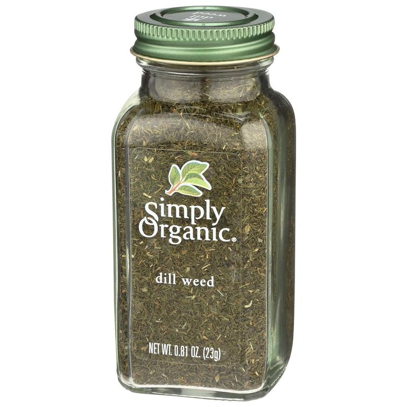 Simply Organic Dill Weed Cut & Sifted, 0.81 Oz
