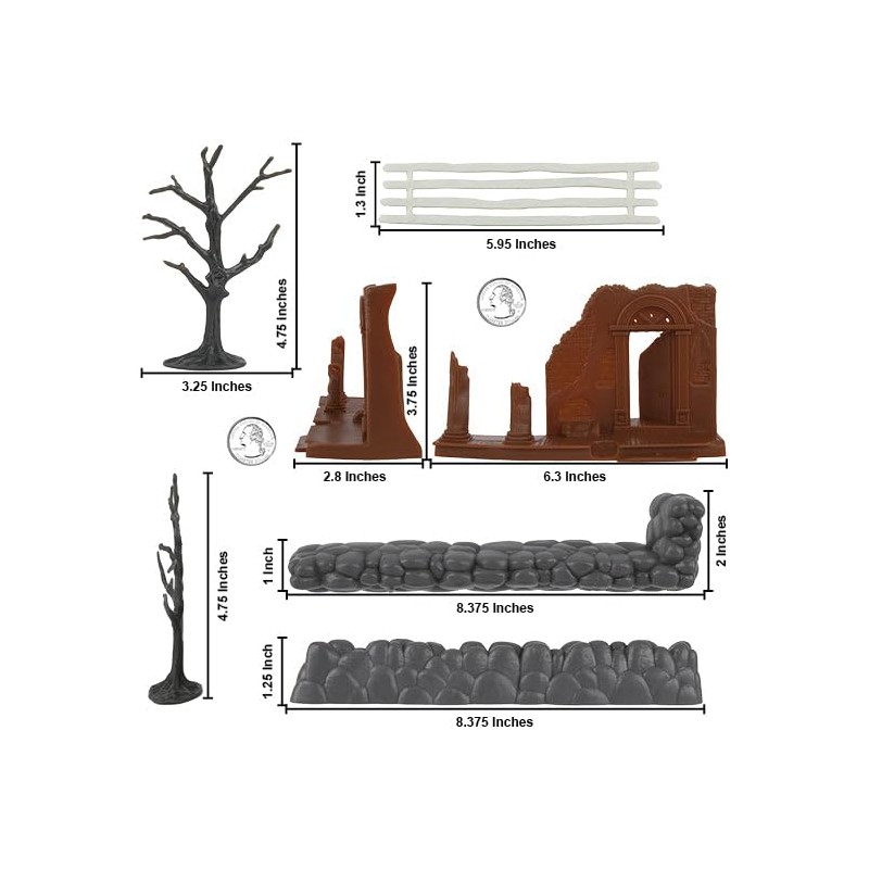 BMC CTS Civil War Battle of Atlanta - 71pc Blue