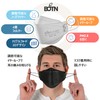 [BOTN] 10pcs Black Small Size KF94 Protective Safety Face Mask