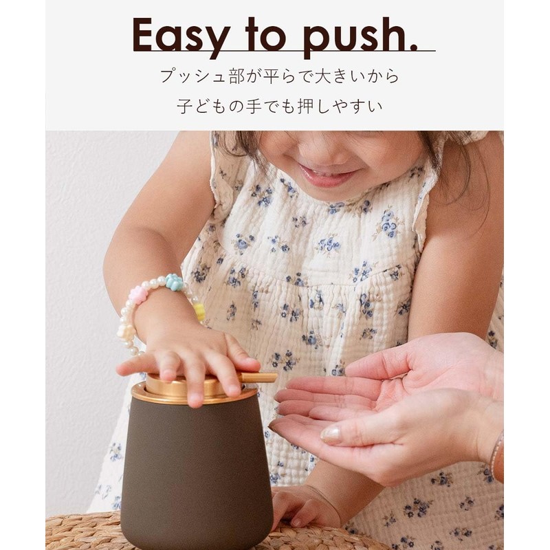 Foam Type Soap Dispenser, Ceramic, Stylish, Hand Soap Refill Container,