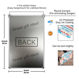 5-Pack Pool Signs Metal Tin Signs, Funny Pool Rules Wall Decor, Outdoor Swimming Pool Decorations for Backyard, Deck, Patio 12x8 Inch