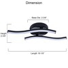 Maichis 12V RV 16inch LED Ceiling Light Fixture, 12V RV