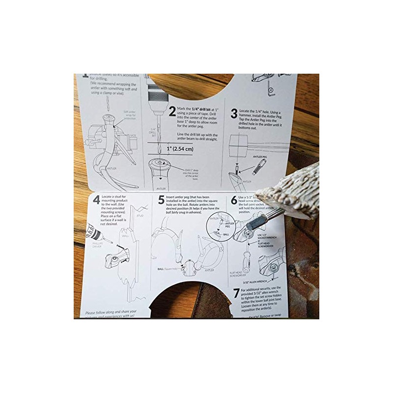 Bone Collector The Change Up Antler Mounting Kit with Skull