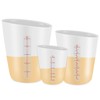 3 PCS Silicone Measuring Cups Flexible Chocolate Melting Cup for