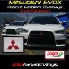 JDMFV 2017 Lancer EVOX EVO Emblem FRONT & REAR Overlays