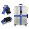 AUSYIWI Suitcase Strap, Suitcase Strap with Combination Lock, Secure Attachment