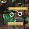 GUARD SHIELD Camo Tarp Waterproof 6x6 Feet Lightweight Camouflage Tarp