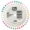 Prym Headpins, Silver, Bunt, 40 Stück