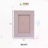 IVEI Do-it-yourself plain MDF photoframe set of 2 - for