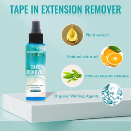 Tape in Extension Remover, Hair Extensions Tape & Adhesive Remover 118ml