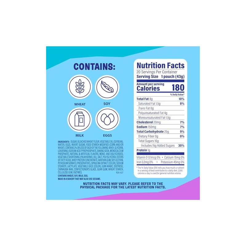 (Value Pack) Little Bites Party Cake Muffins, 20 individual packs,