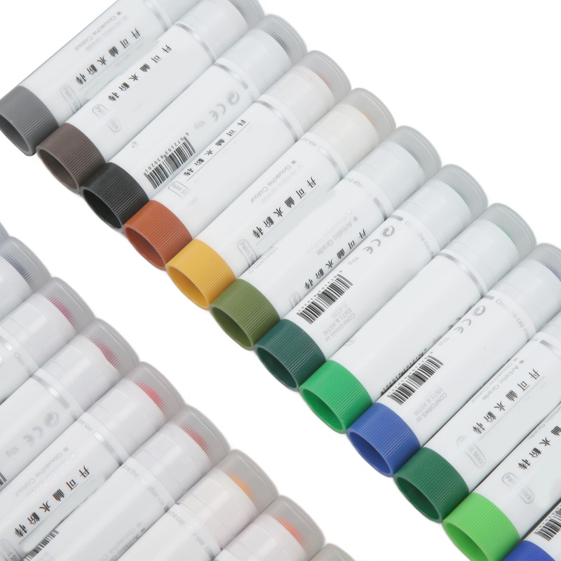 Paint Sticks Paint Smoothly Bright Colors 24 Colors Graffiti Sticks