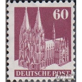 Bizonal (Allied Cast) 93W III E unmounted mint/never hinged ** MNH 1948 Buildings (Stamps for collectors) Christianity
