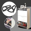 Single Layer Shoe Cabinet Flip Frame Shoe Rack Hinges Flip
