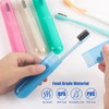 Hooqict 4 Pack Toothbrush Cases Travel Toothbrush Holder Portable Toothbrush