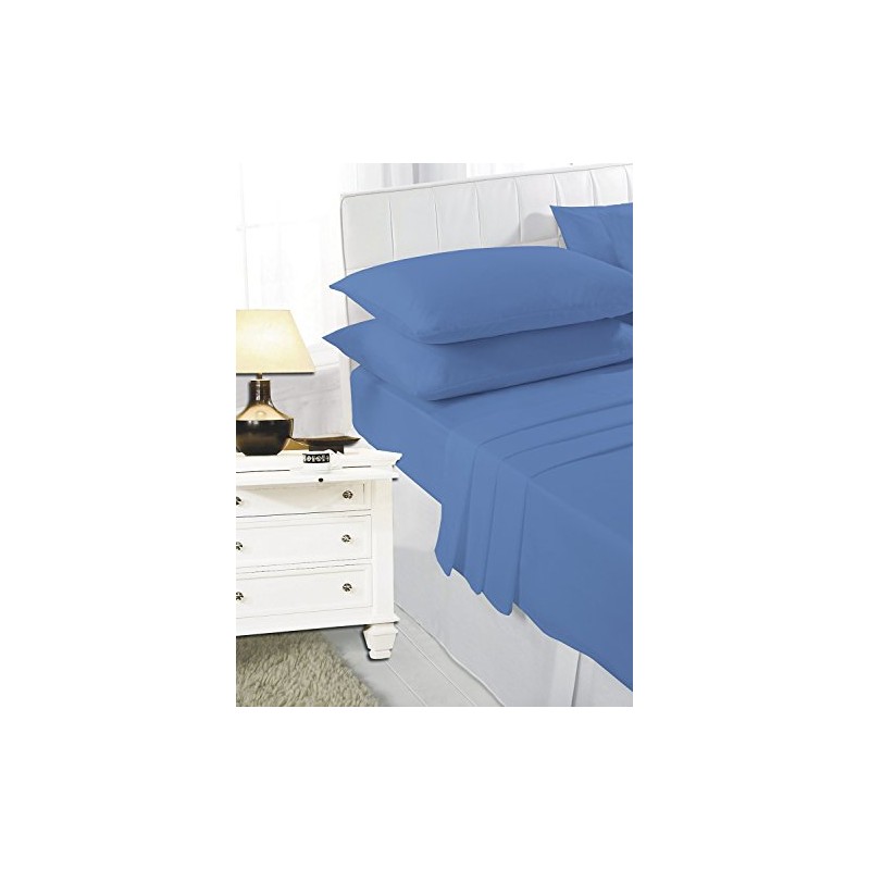 AIMANE® Non Iron Percale 4FT Small Double Fitted Sheet Poly