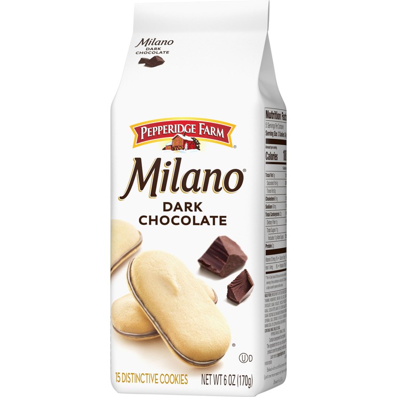 Pepperidge Farm Milano Dark Chocolate Cookies, 6 OZ Bag (15
