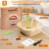 Upgrade Heating Sourdough Bread Proofing Basket Set, Electric Thermostatic Silicone