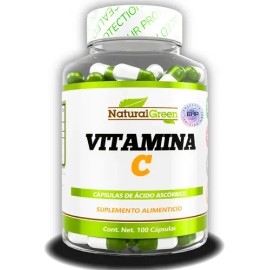Natural Green Vitamina C 100caps 500mg Alta Absorción Pureza Natural