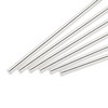 sourcing map 6Pcs 304 Stainless Steel Round Rods Bar, 6mm x 100mm for Various Shaft DIY Craft Model Car Plane Ship