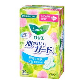 Laurier Skin Clean Guard Daytime with Wings, 20 Pieces