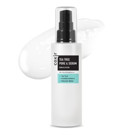 COXIR Tea Tree Oil Pores and Sebum Emulsion (100 ml, 3.38 fl.oz.) | for Oil Balance on the Face | Pore Minimisation | Sebum Control